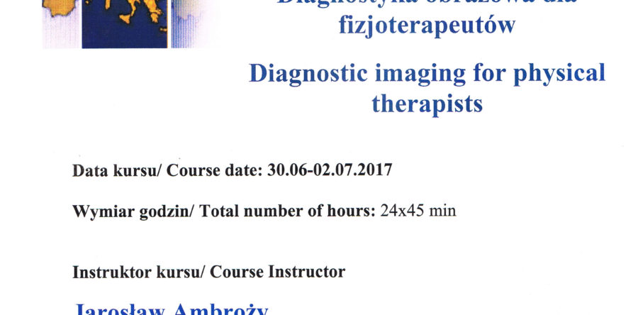 Certyfikat Diagnostyka.